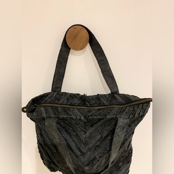 Boho Leather Handbag - Picture 2 of 3